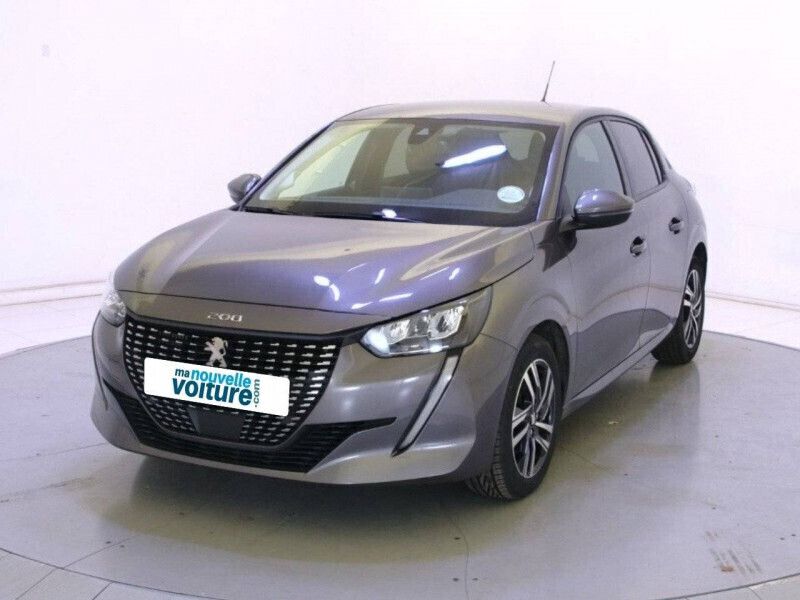 Gris Occasion 2021 Peugeot 208 Allure Citadine | 13 790 € (Prix assez cher) - Image 1/4