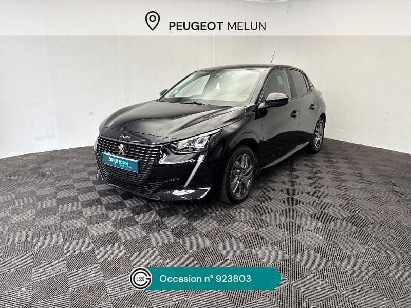 Noir Utilisé 2021 Peugeot 208 Business-Line Citadine | 13 980 € (Prix juste) - Image 1/4