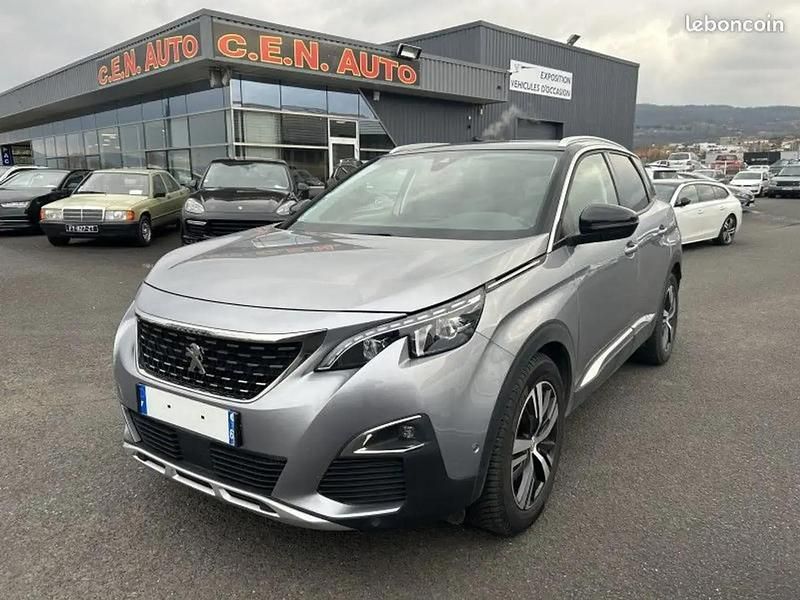 Gris Utilisé 2019 Peugeot 3008 Allure Monospace | 16 990 € (Bon prix) - Image 1/4