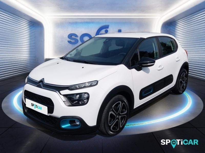 Blanc Utilisé 2021 Citroën C3 Feel Citadine | 10 990 € (Prix assez cher) - Image 1/3