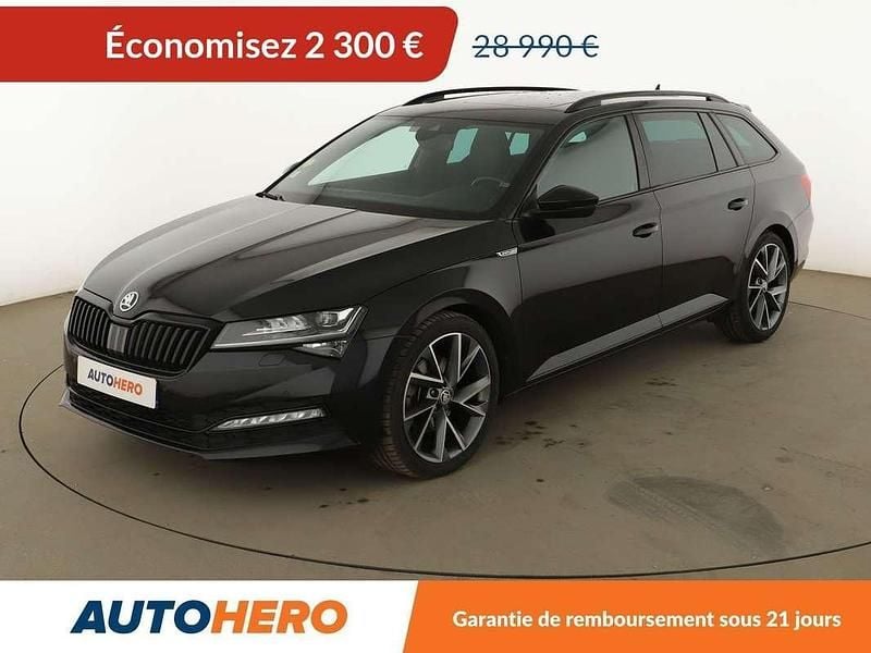 Occasion Skoda Superb SportLine 190 ch (139 kW) 2020 Noir Break