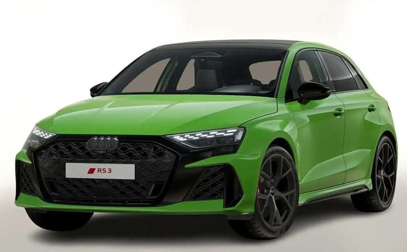 Nouvelle Audi RS3 Sport 400 ch (294 kW) 2025 Vert Berline