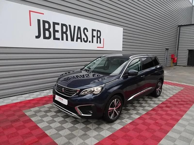 Bleu Occasion 2019 Peugeot 5008 Allure Monospace | 31 990 € - Image 1/4