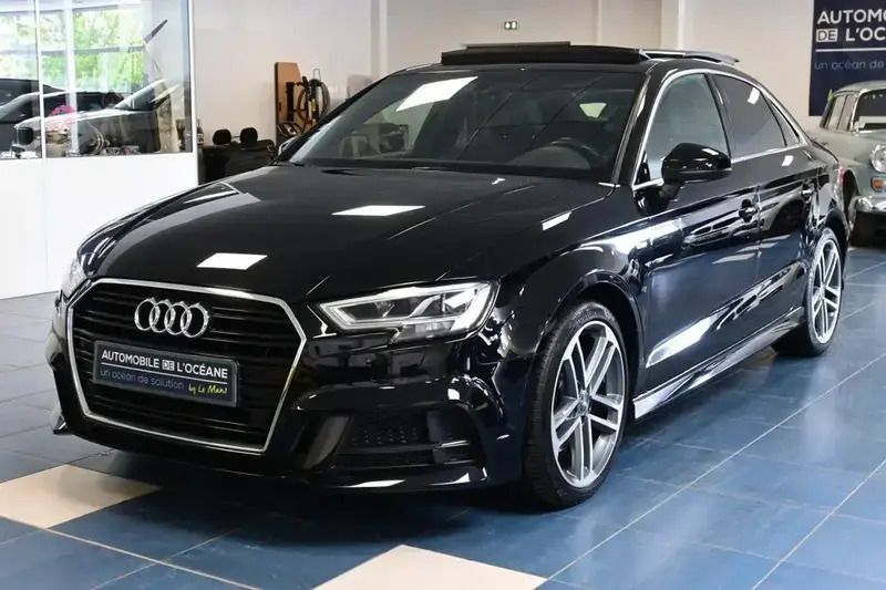 Noir Utilisé 2020 Audi A3 S-line plus Berline | 23 298 € (Bon prix) - Image 1/4