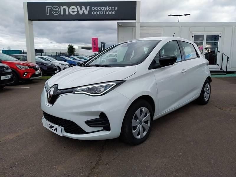 Blanc Utilisé 2021 Renault Zoe Business Citadine | 15 497 € (Prix assez cher) - Image 1/4