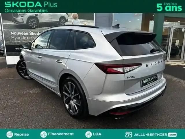 Occasion Skoda Enyaq iV SportLine 210 kW (286 ch) 2025 Gris argent métallisée SUV