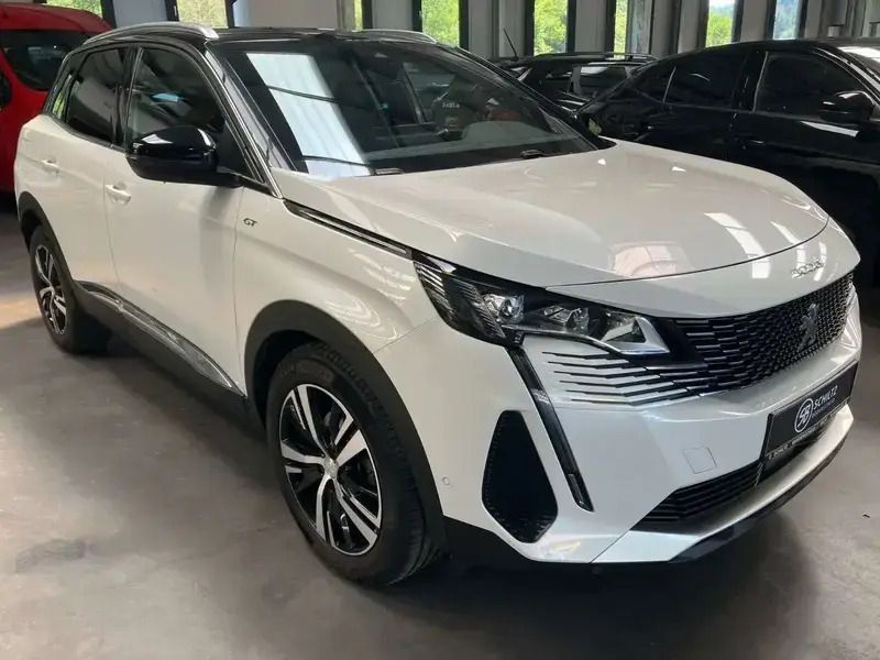 Blanc Utilisé 2021 Peugeot 3008 GTi SUV | 26 490 € (Prix juste) - Image 1/4