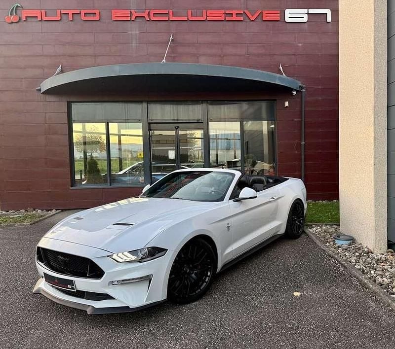Occasion Ford Mustang GT Convertible 450 ch (330 kW) 2019 Blanc Cabriolet