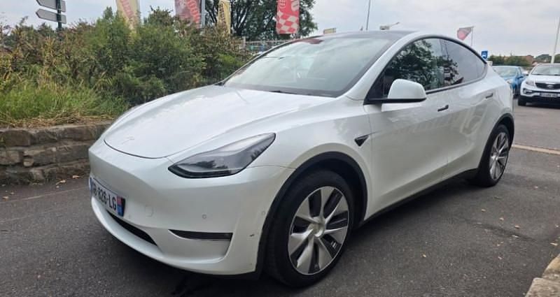 Blanc Utilisé 2021 Tesla Model Y Long Range RWD SUV | 25 990 € - Image 1/4