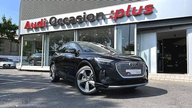Noir mythe métallisé Occasion 2023 Audi Q4 Sportback e-tron Advanced SUV | 46 500 € (Prix assez cher) - Image 1/4