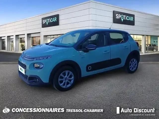 Vert Utilisé 2019 Citroën C3 Citadine | 11 248 € - Image 1/4
