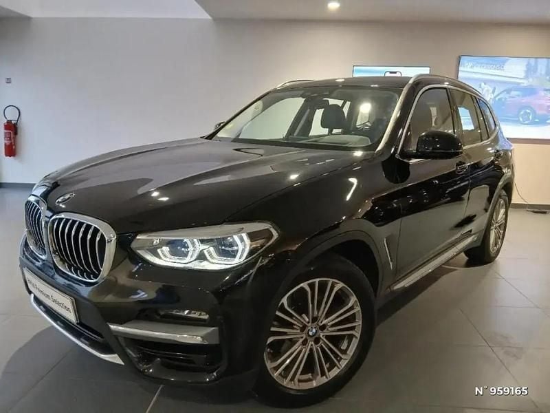Noir Occasion 2020 BMW X3 Luxury Line SUV | 28 990 € (Super prix) - Image 1/4