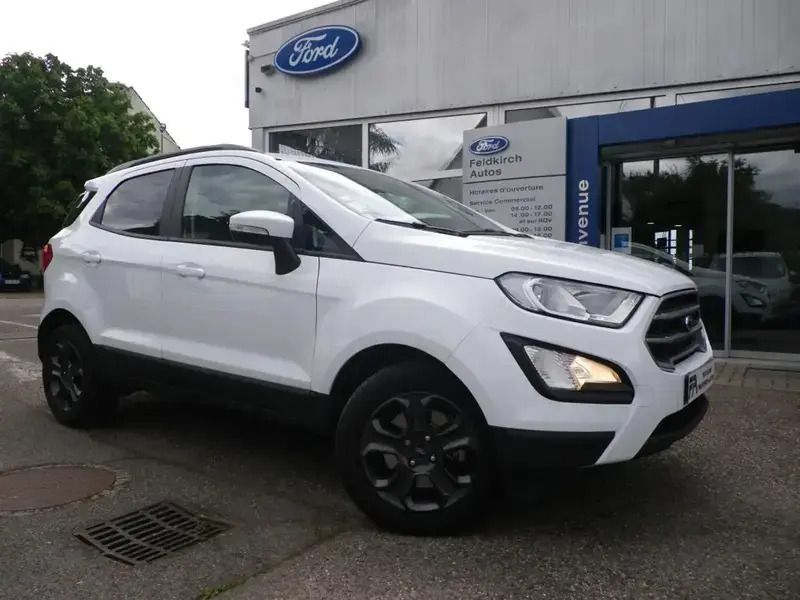 Blanc Utilisé 2019 Ford Ecosport Trend SUV | 13 490 € (Prix juste) - Image 1/4