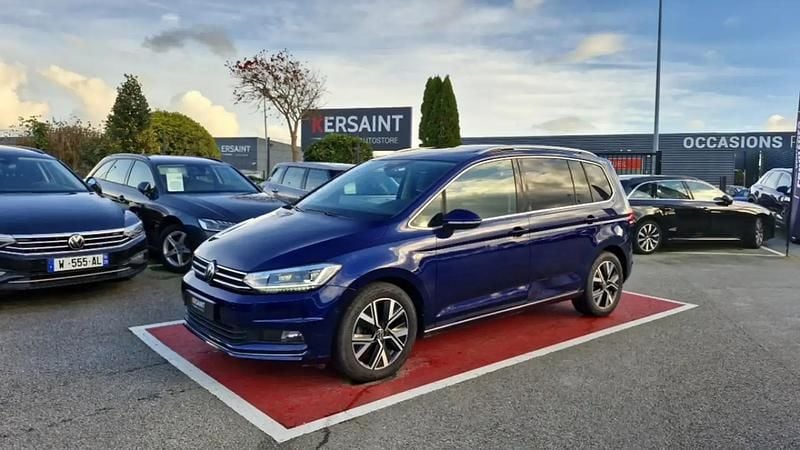 Bleu Utilisé 2020 VW Touran Monospace | 24 990 € (Prix juste) - Image 1/4