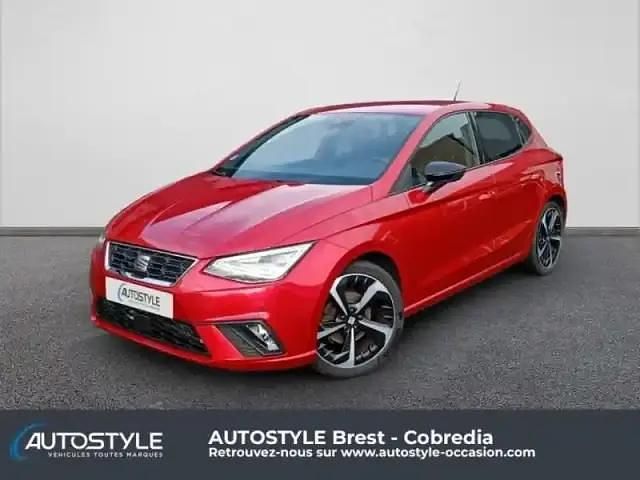 Rouge désir métal Occasion 2023 Seat Ibiza FR Berline | 18 480 € (Prix assez cher) - Image 1/4