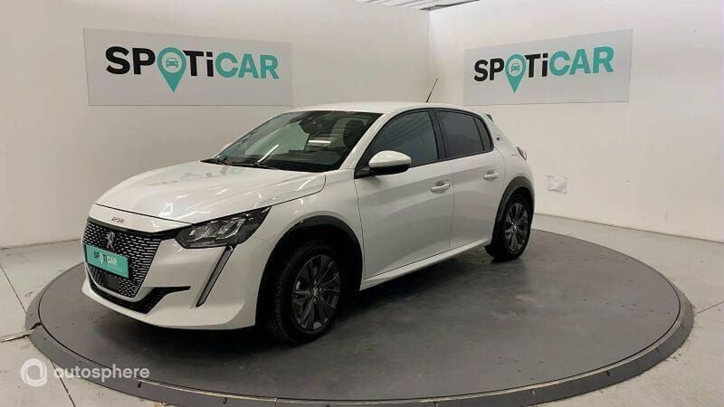 Blanc Utilisé 2021 Peugeot e-208 Allure Citadine | 14 799 € (Bon prix) - Image 1/4