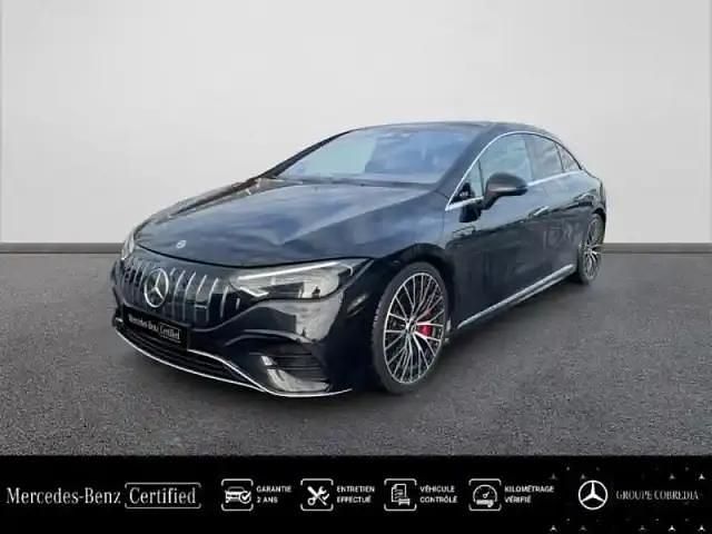 Noir obsidienne métallisé Occasion 2022 Mercedes EQE AMG 43 AMG Berline | 66 890 € (Prix assez cher) - Image 1/4