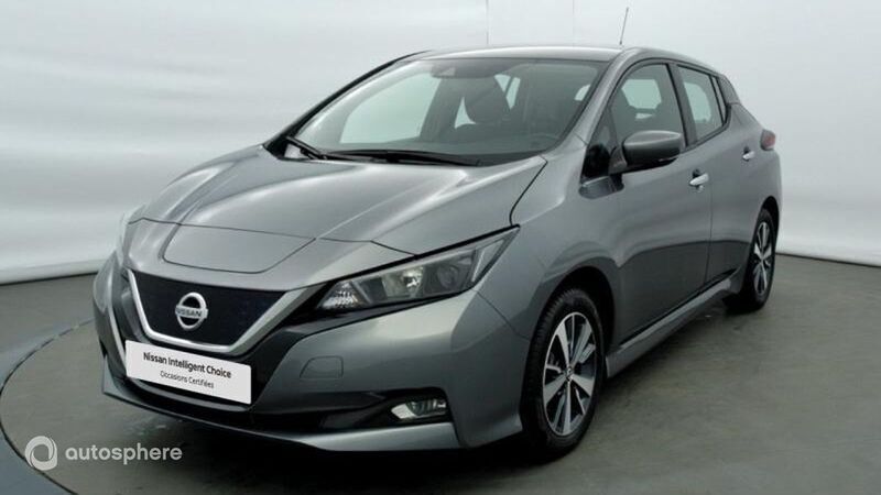 Gris Utilisé 2022 Nissan Leaf Acenta Citadine | 13 579 € (Bon prix) - Image 1/4