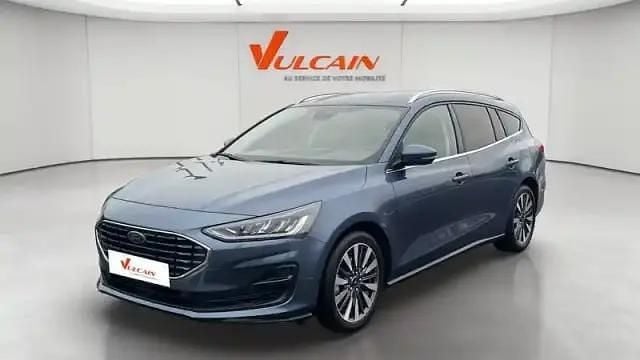 Blue metallic Occasion 2022 Ford Focus S Break | 18 990 € (Prix juste) - Image 1/4