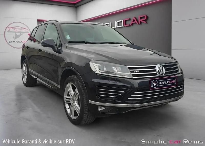 Noir Occasion 2016 VW Touareg R-line SUV | 19 980 € - Image 1/4