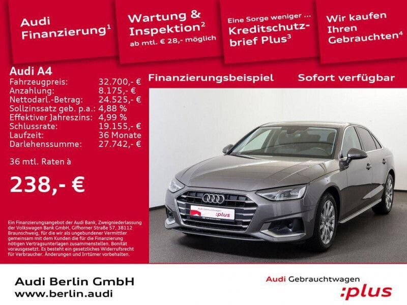 Utilisé 2022 Audi A4 Sport Berline | 33 100 € (Bon prix) - Image 1/4