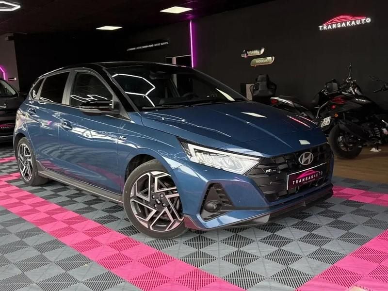 Bleu Utilisé 2024 Hyundai i20 N Line Berline | 19 990 € (Prix juste) - Image 1/4