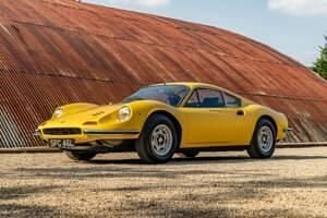 Jaune Occasion 1972 Ferrari Dino 246 Coupé | 378 050 € - Image 1/4