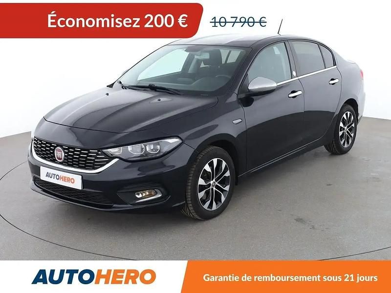 Noir Utilisé 2020 Fiat Tipo Mirror Berline | 10 590 € (Prix juste) - Image 1/2