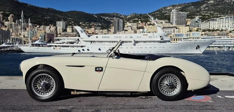 Blanc Occasion 1956 Austin Healey 100 Cabriolet | 139 500 € - Image 1/4