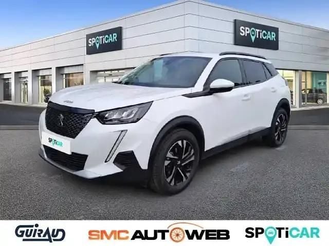 Teinte opaque blanc banquise Occasion 2021 Peugeot 2008 S SUV | 14 970 € (Bon prix) - Image 1/4