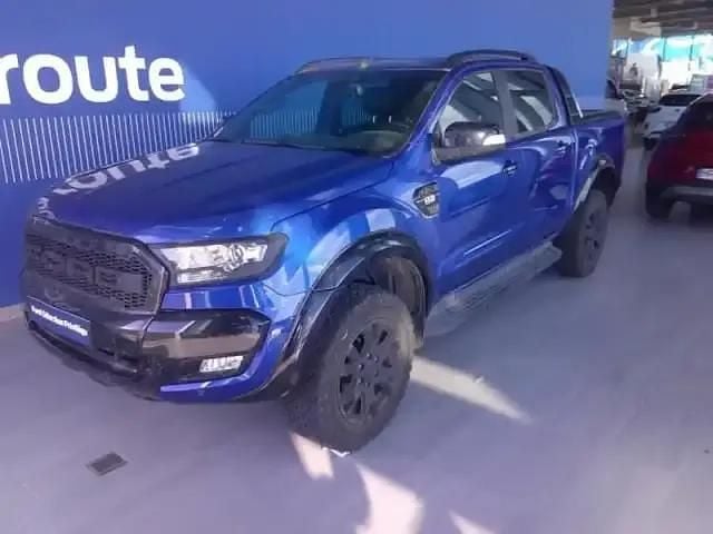Bleu cyclone métallisé Utilisé 2019 Ford Ranger Wildtrack Pick-up | 31 590 € (Prix juste) - Image 1/4