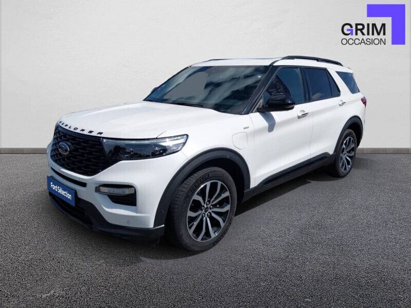 Blanc Utilisé 2021 Ford Explorer SUV | 43 190 € (Super prix) - Image 1/4