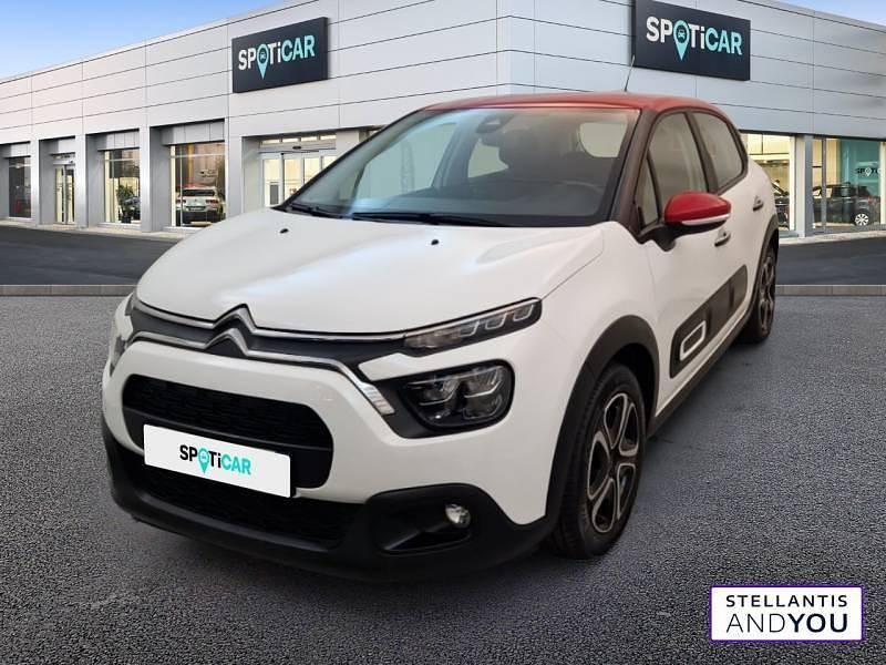 Blanc Occasion 2022 Citroën C3 PureTech Citadine | 11 888 € (Prix juste) - Image 1/4