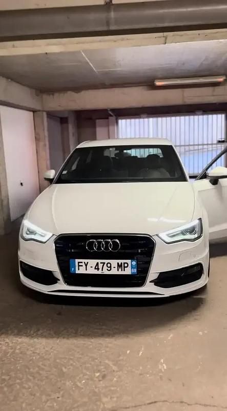 Blanc Utilisé 2013 Audi A3 S-Line Berline | 12 600 € (Prix assez cher) - Image 1/4