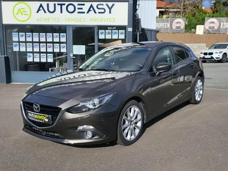 Gris Utilisé 2016 Mazda 3 Selection Berline | 12 990 € (Prix juste) - Image 1/4