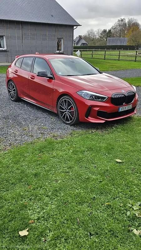 Rouge Occasion 2021 BMW 128 Sport Line Berline | 31 500 € (Prix juste) - Image 1/4