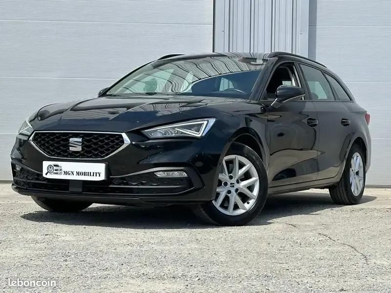 Noir Utilisé 2022 Seat Leon Break | 15 990 € (Bon prix) - Image 1/4