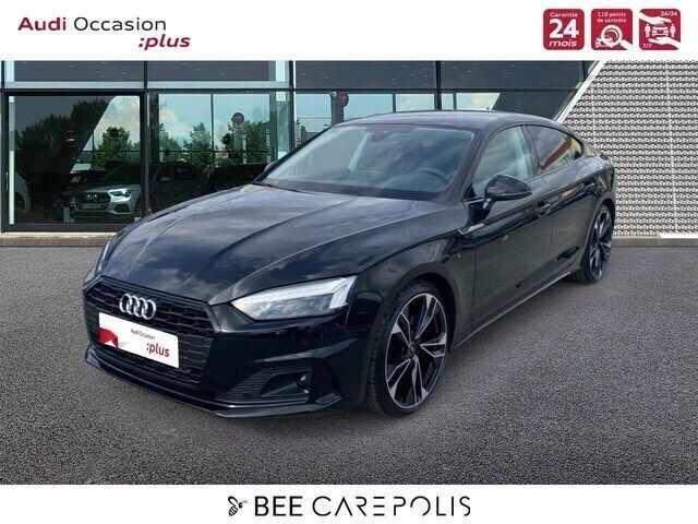 Noir mythic métallisé Utilisé 2025 Audi A5 Sportback Business | 53 390 € - Image 1/4
