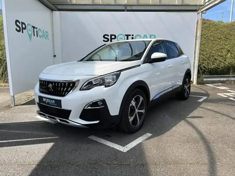 Blanc Utilisé 2018 Peugeot 3008 Allure SUV | 15 990 € (Prix assez cher) - Image 1/4