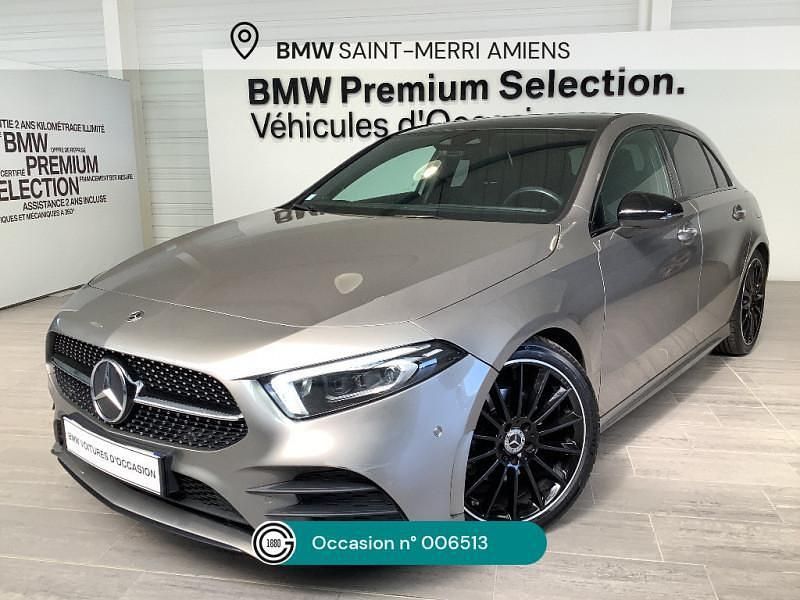 Noir Utilisé 2021 Mercedes A200 AMG line Berline | 26 990 € (Prix juste) - Image 1/4