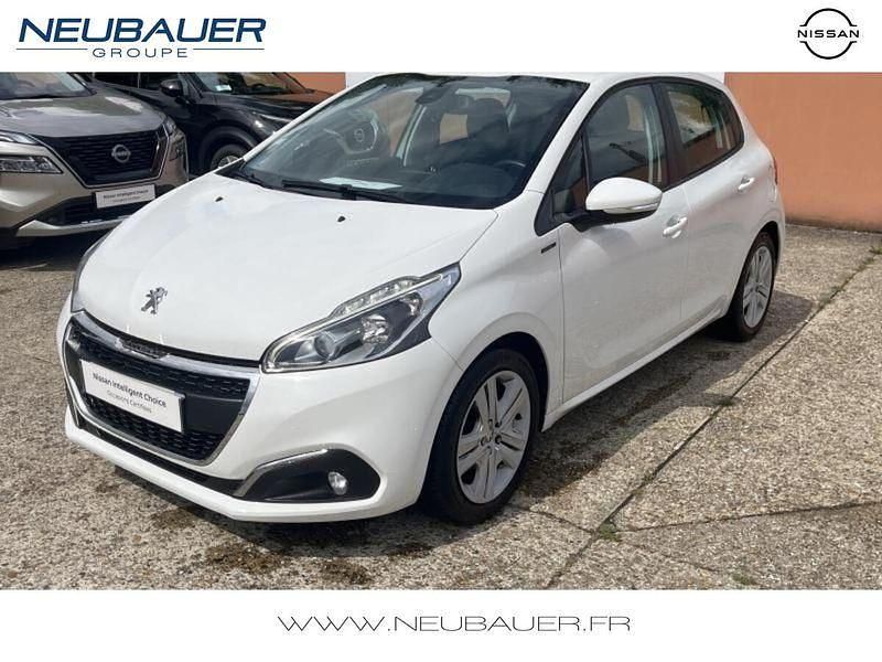 Blanc banquise Utilisé 2018 Peugeot 208 Signature Sky Citadine | 8 490 € (Prix juste) - Image 1/4