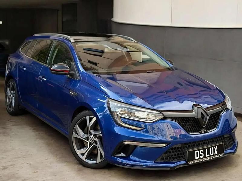 Bleu Utilisé 2017 Renault Mégane GrandTour GT Break | 14 990 € (Prix juste) - Image 1/4