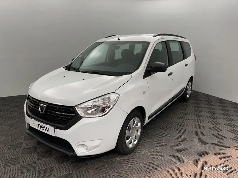 Blanc Utilisé 2019 Dacia Lodgy Monospace | 12 490 € - Image 1/4