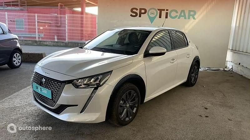 Blanc Utilisé 2021 Peugeot e-208 Style Citadine | 13 299 € (Bon prix) - Image 1/4