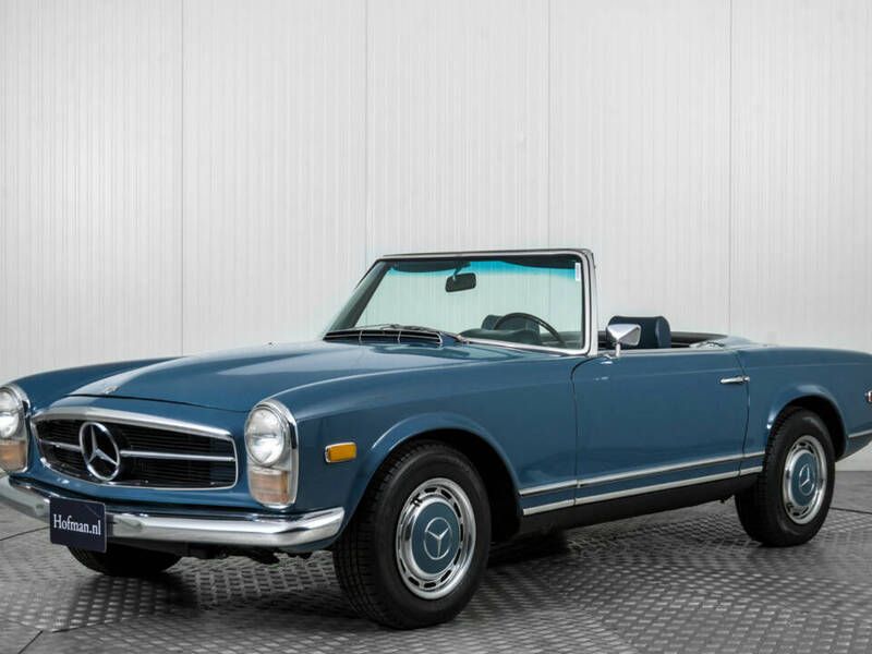 Bleu Occasion 1969 Mercedes SL280 Cabriolet | 74 900 € - Image 1/4