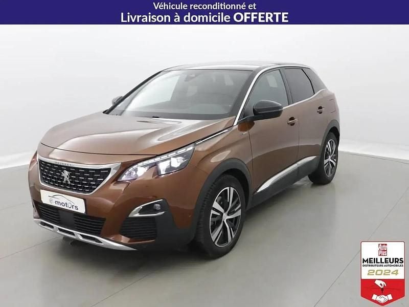 Blanc Utilisé 2020 Peugeot 3008 GT-line SUV | 20 900 € (Prix juste) - Image 1/4