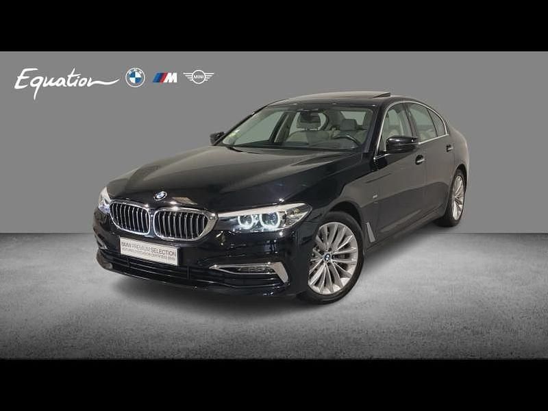 Saphirschwarz Utilisé 2018 BMW 530 Luxury Line Berline | 32 490 € (Prix juste) - Image 1/4