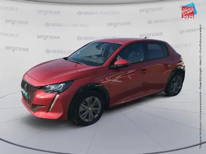 Rouge Utilisé 2021 Peugeot e-208 Allure Citadine | 13 499 € (Super prix) - Image 1/4