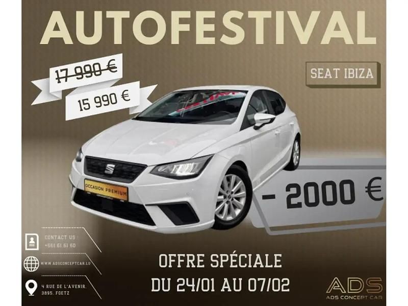 Blanc Occasion 2023 Seat Ibiza Berline | 15 990 € (Bon prix) - Image 1/4