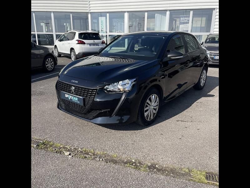 Noir Occasion 2022 Peugeot 208 S Citadine | 10 990 € (Bon prix) - Image 1/4
